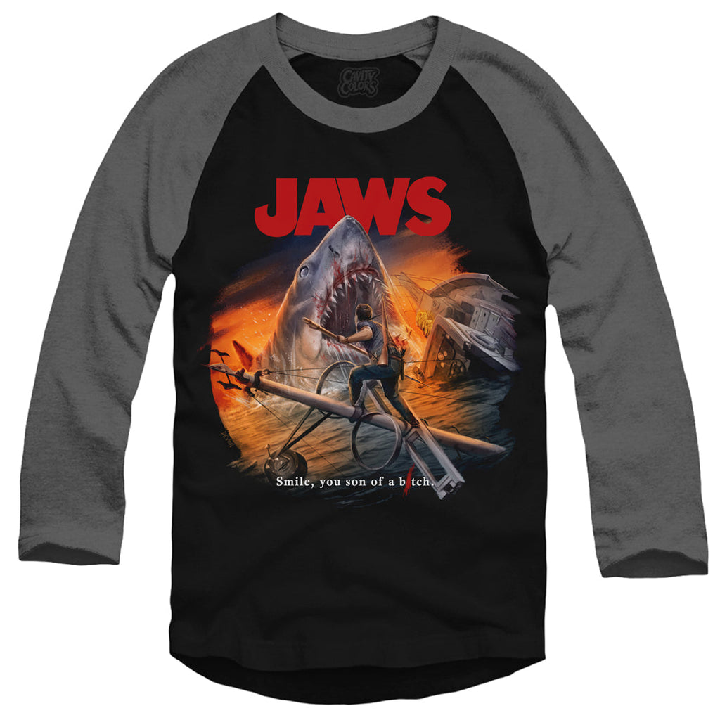 JAWS - BASEBALL SHIRT Hoodie, Sweatshirt | CiraTrend.com (Image 1)