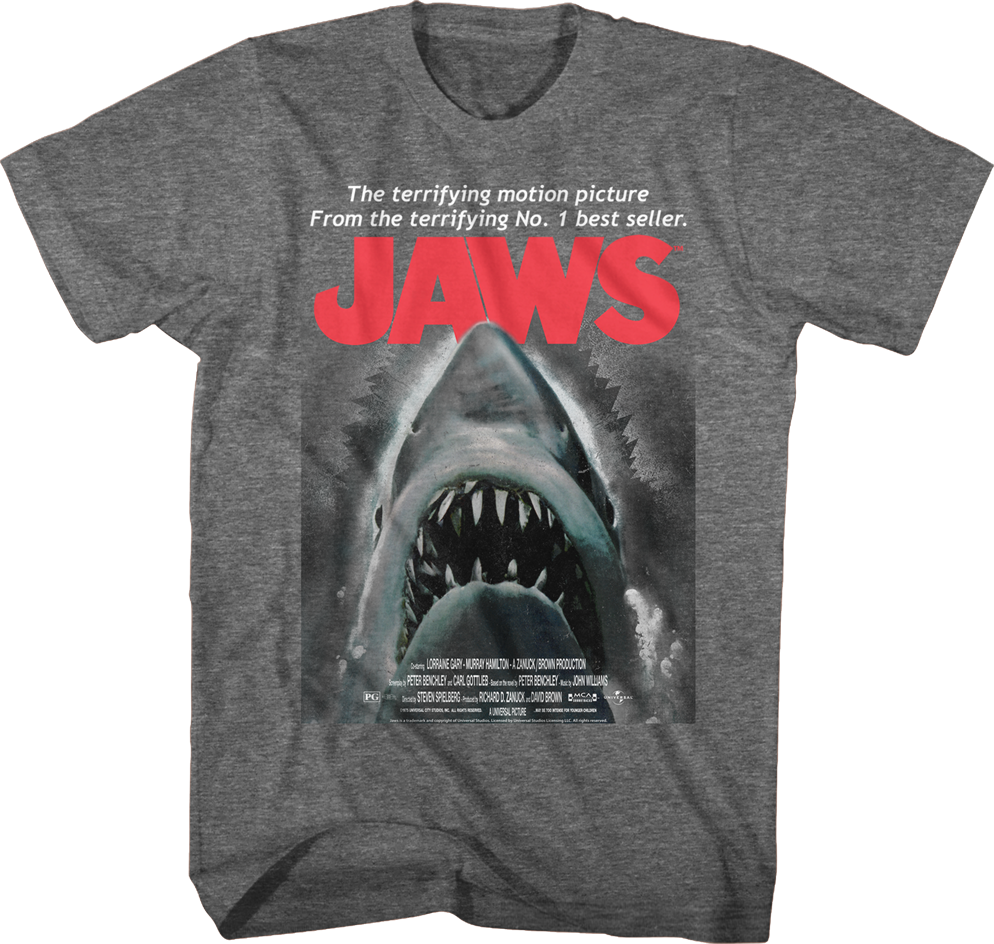 Jaws Poster Shirt Hoodie, Sweatshirt | CiraTrend.com (Image 1)