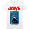 JAWS: RETRO HORROR - T-SHIRT (WHITE) Hoodie, Sweatshirt | CiraTrend.com (Image 1)
