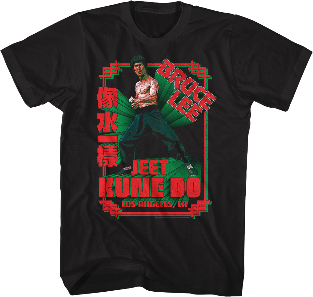 Jeet Kune Do Los Angeles Bruce Lee T-Shirt Hoodie, Sweatshirt | CiraTrend.com (Image 1)