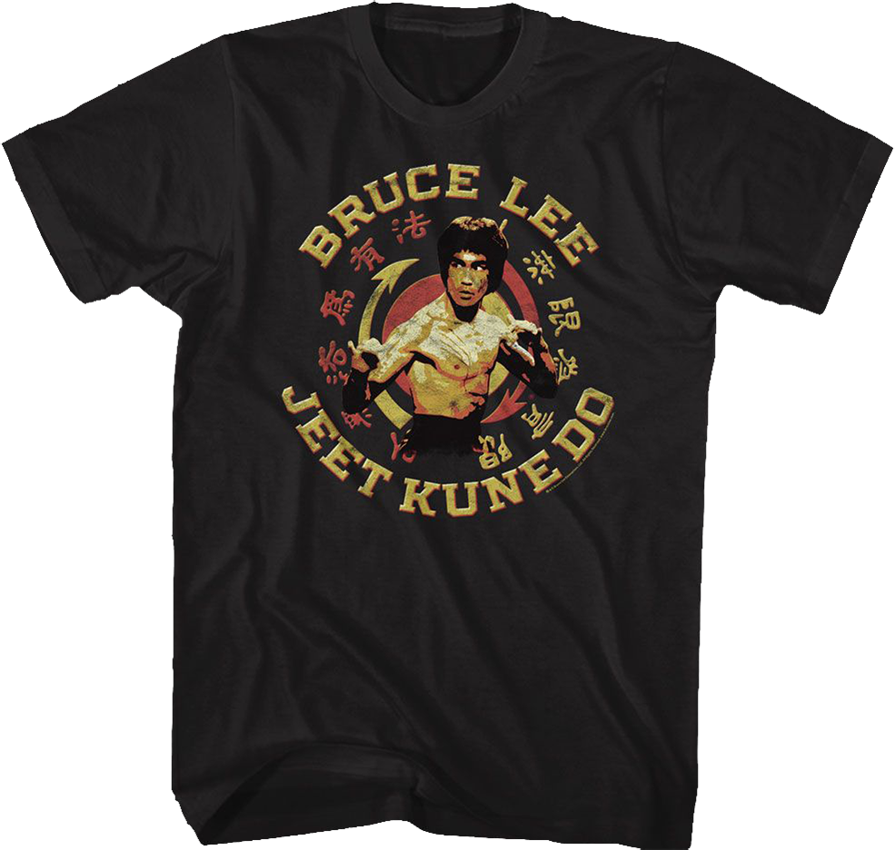 Jeet Kune Do Pose Bruce Lee T-Shirt Hoodie, Sweatshirt | CiraTrend.com (Image 1)