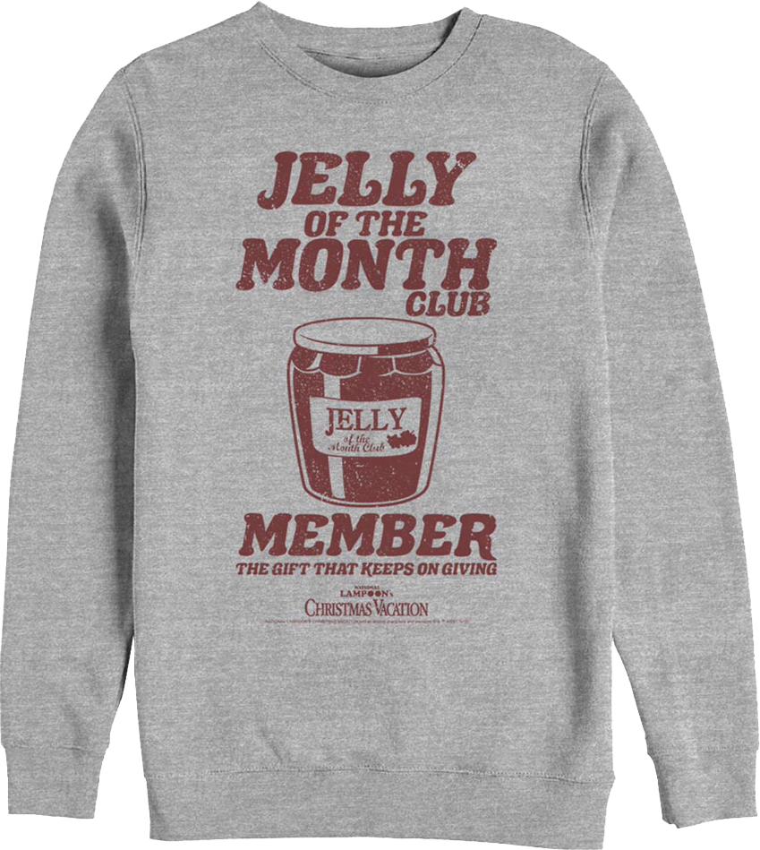 Jelly Of The Month Club Member Christmas Vacation Sweatshirt T-Shirts, Hoodie | CiraTrend.com (Image 1)