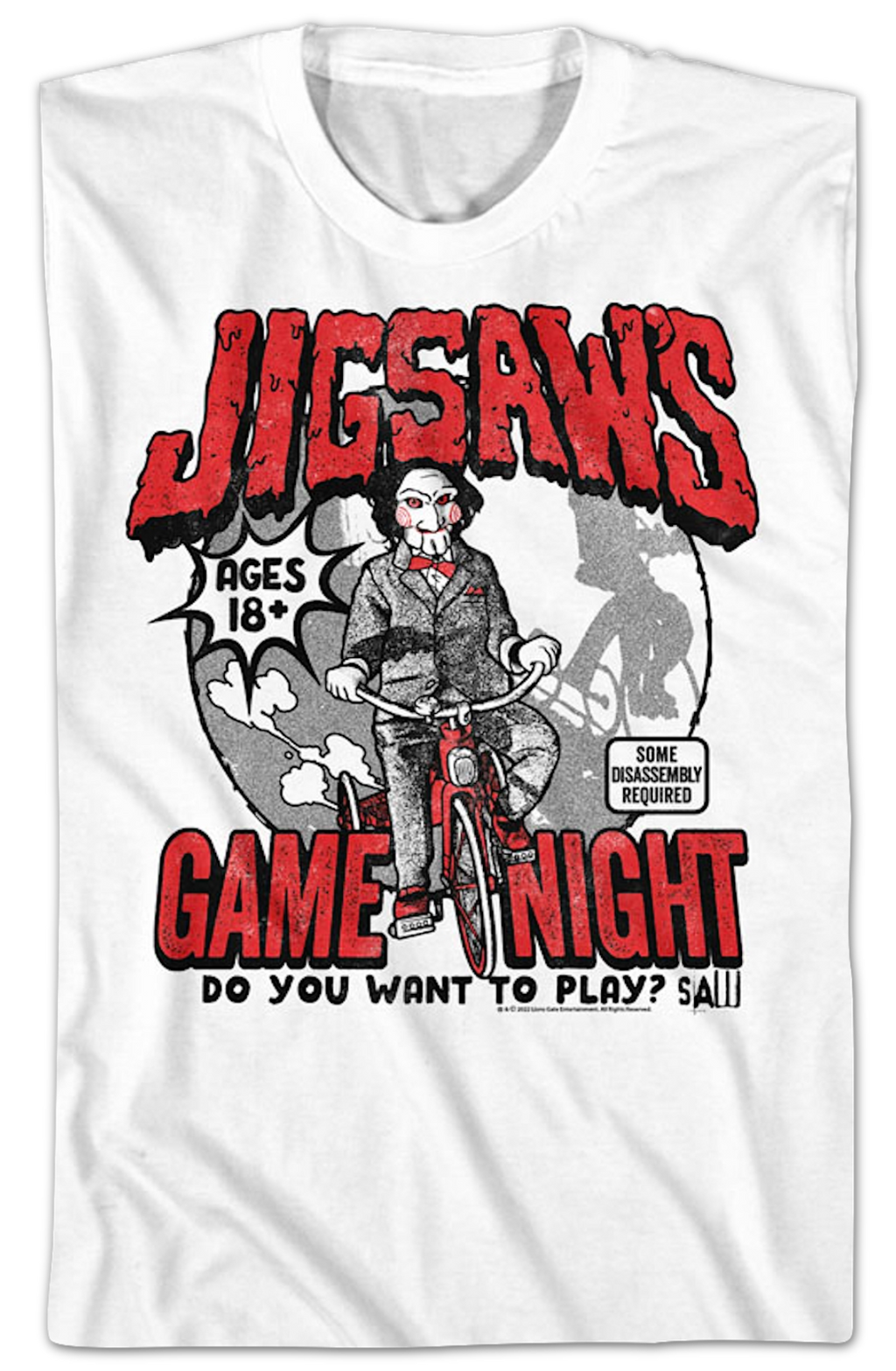Jigsaw's Game Night Saw T-Shirt Hoodie, Sweatshirt | CiraTrend.com (Image 2)