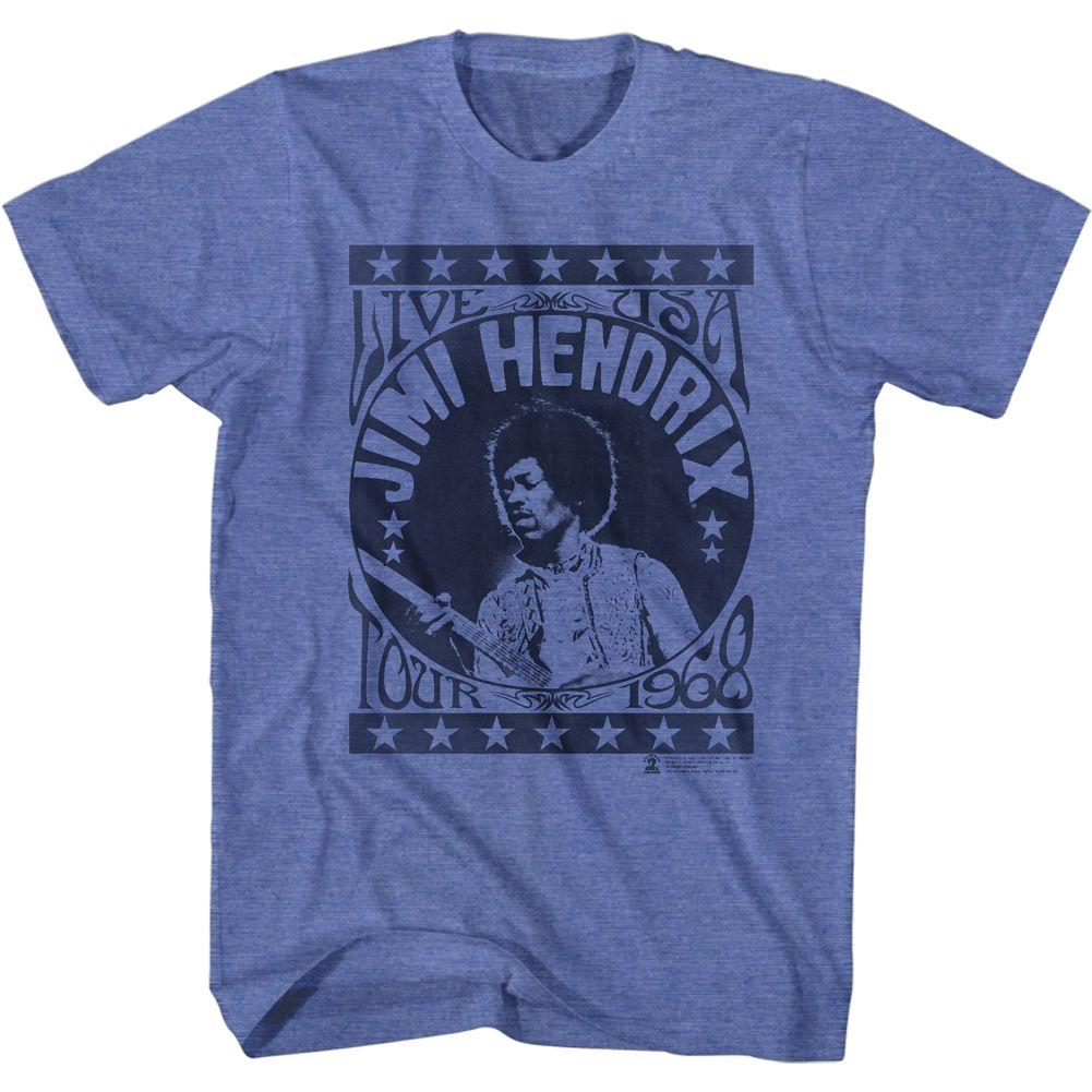 Jimi Hendrix Live Usa Tour 68 T-Shirt Hoodie, Sweatshirt | CiraTrend.com (Image 2)