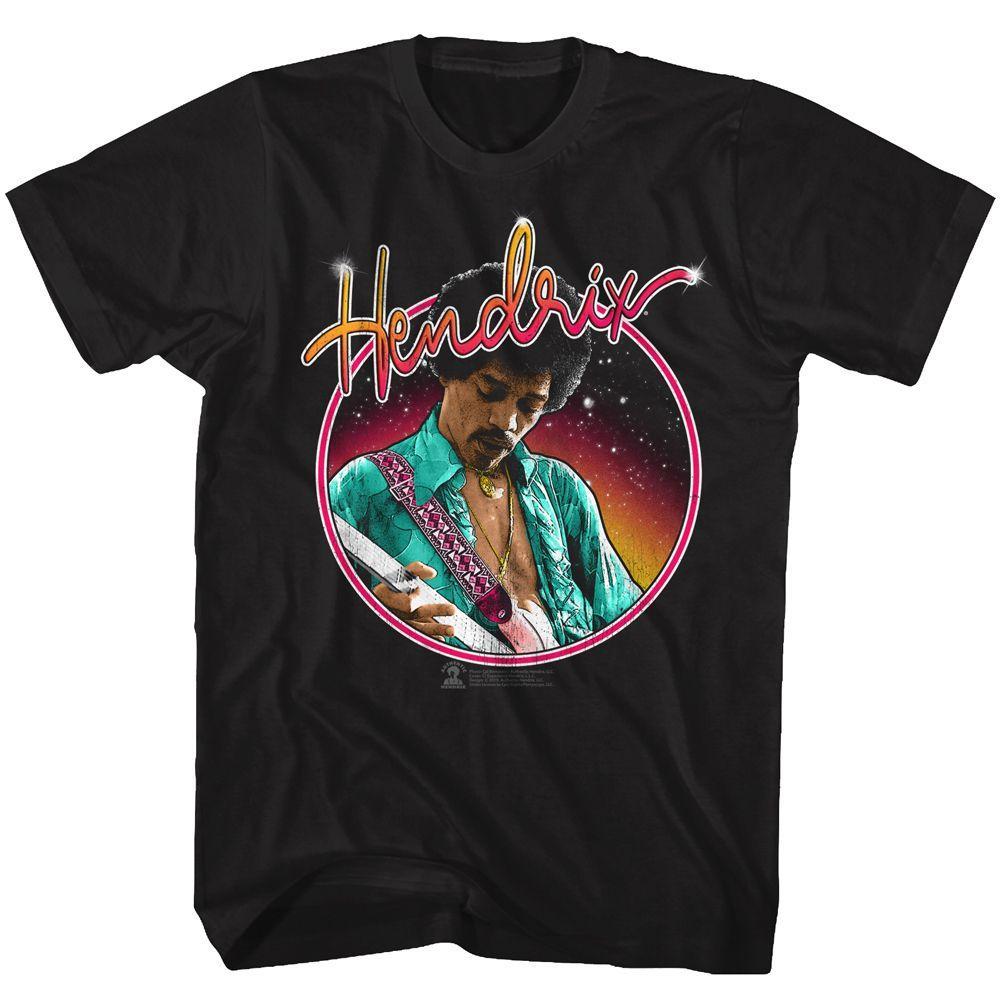 Jimi Hendrix Neon Boyfriend Tee Hoodie, Sweatshirt | CiraTrend.com