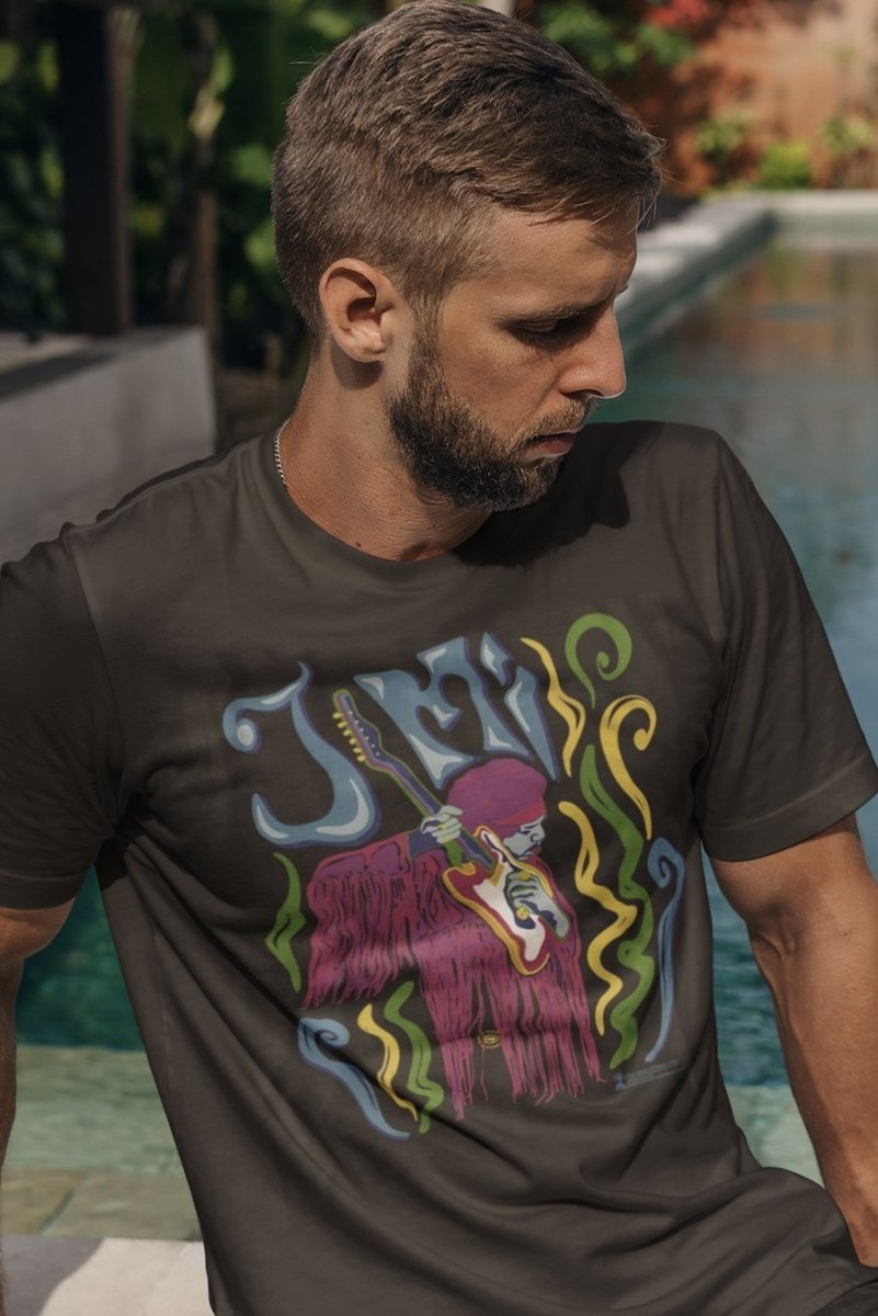 Jimi Hendrix Psychadelic T-Shirt Hoodie, Sweatshirt | CiraTrend.com (Image 1)