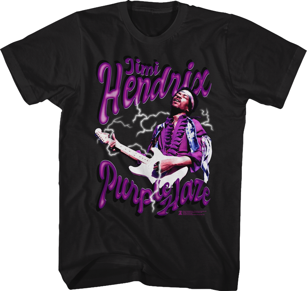 Jimi Hendrix Purple Haze Shirt Hoodie, Sweatshirt | CiraTrend.com (Image 1)