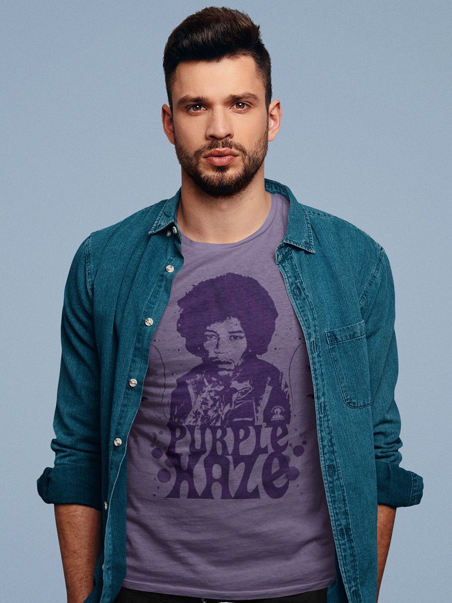 Jimi Hendrix Purple Haze T-Shirt Hoodie, Sweatshirt | CiraTrend.com (Image 1)