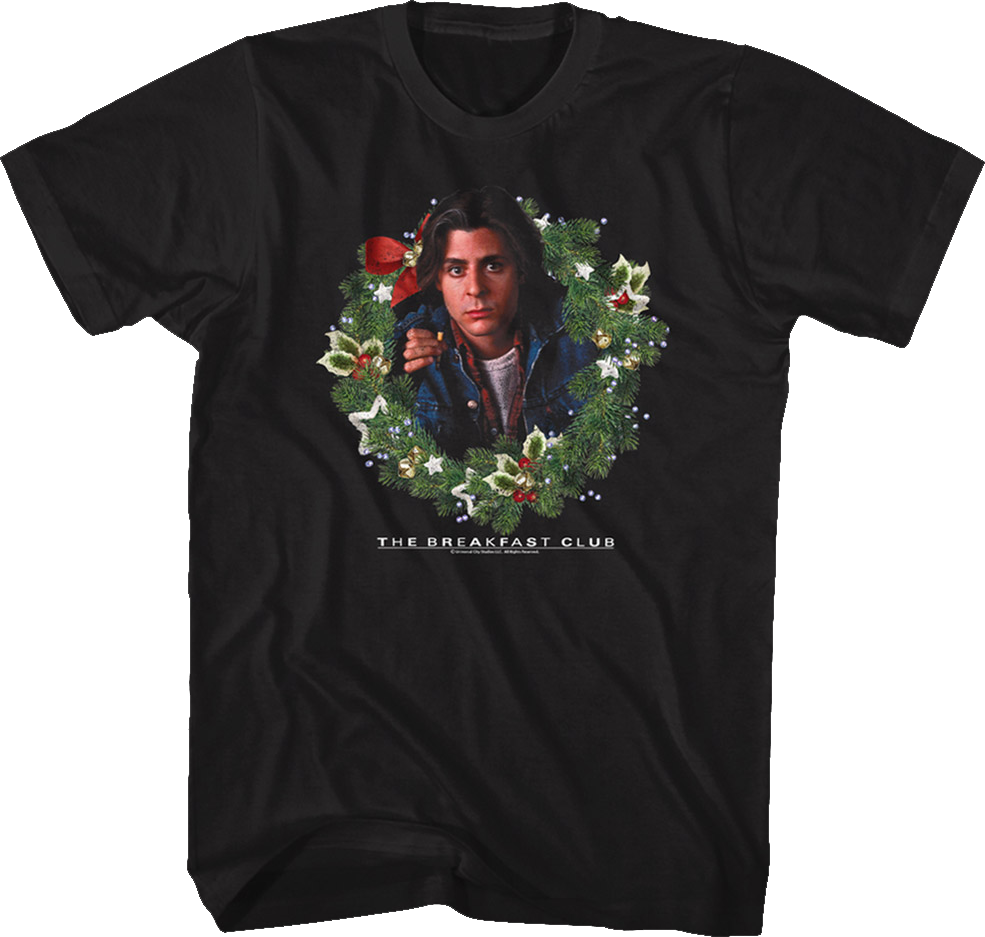 John Bender Wreath Breakfast Club T-Shirt Hoodie, Sweatshirt | CiraTrend.com (Image 1)