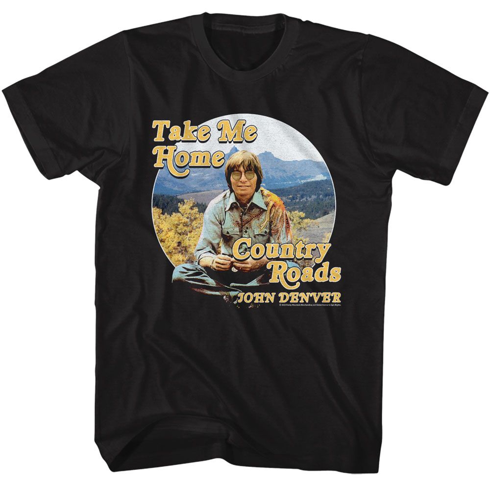 John Denver - Circle Mountain Range T-Shirt Hoodie, Sweatshirt | CiraTrend.com