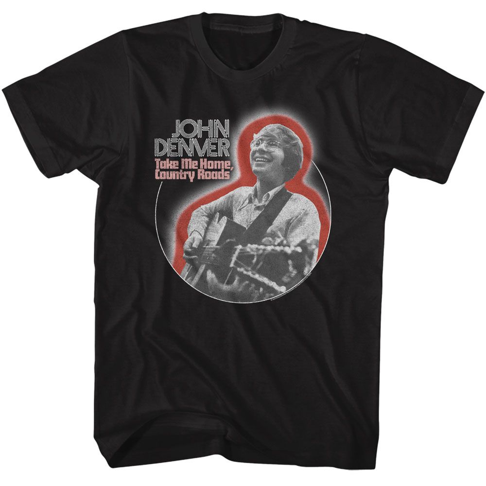 John Denver - Playing Guitar Circle T-Shirt Hoodie, Sweatshirt | CiraTrend.com