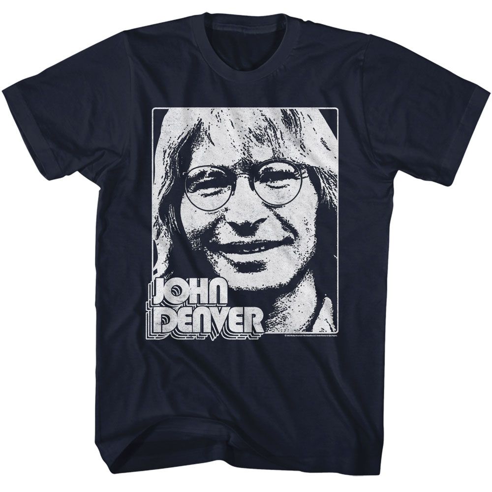 John Denver - Simple Face Boyfriend Tee Hoodie, Sweatshirt | CiraTrend.com