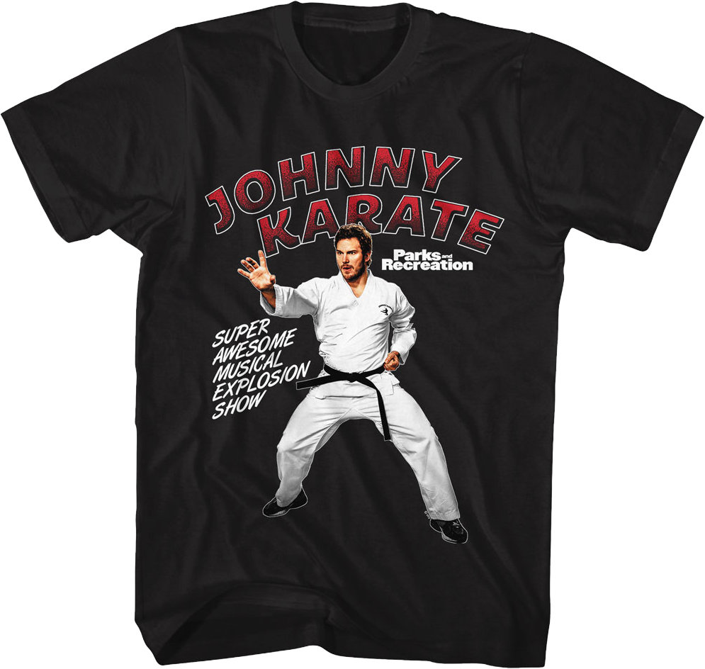 Johnny Karate Parks and Recreation T-Shirt Hoodie, Sweatshirt | CiraTrend.com (Image 1)