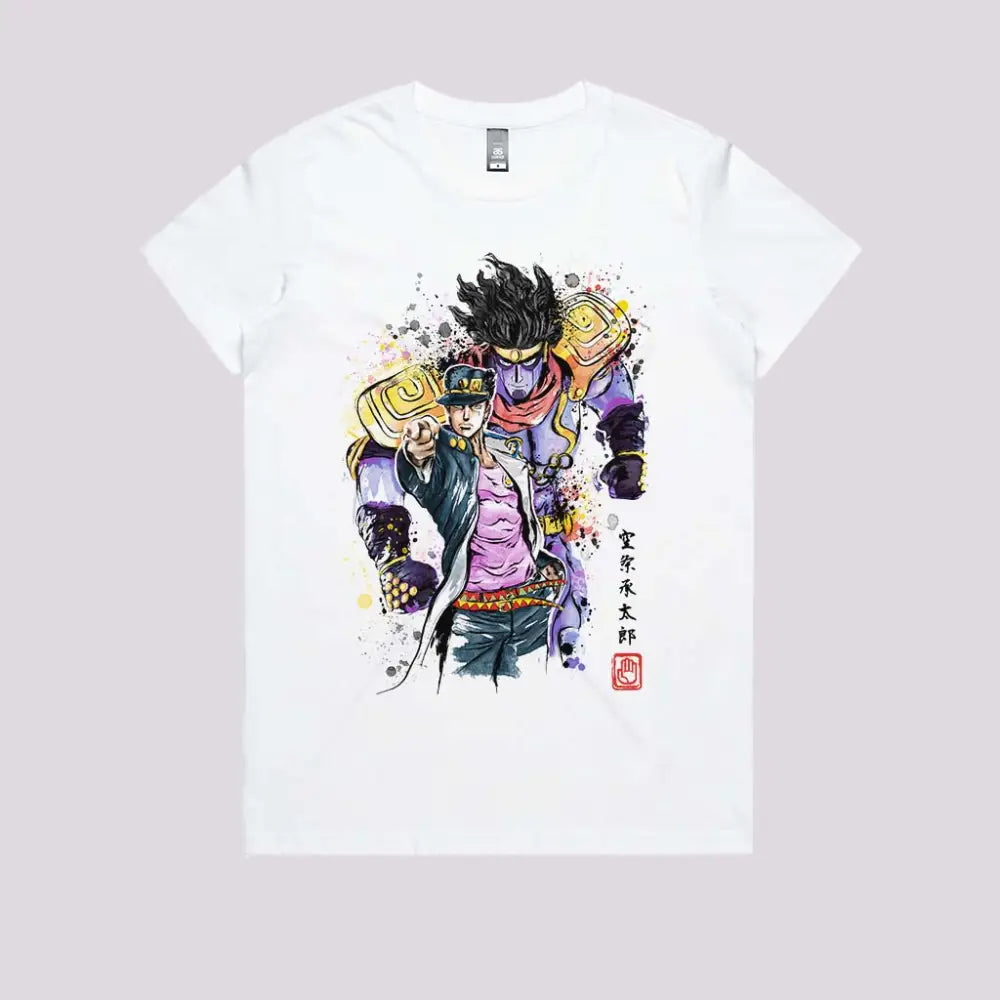 Jotaro Watercolour T-Shirt Hoodie, Sweatshirt | CiraTrend.com (Image 3)