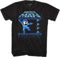 Jumping and Running Mega Man T-Shirt Hoodie, Sweatshirt | CiraTrend.com (Image 1)