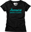 Ladies Black Ames Shirt Hoodie, Sweatshirt | CiraTrend.com (Image 1)