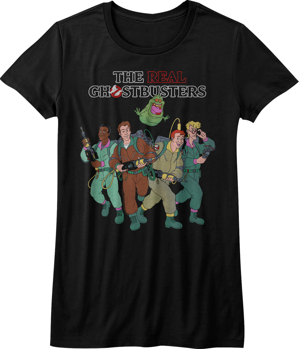 Ladies Cast Real Ghostbusters Shirt Hoodie, Sweatshirt | CiraTrend.com (Image 1)