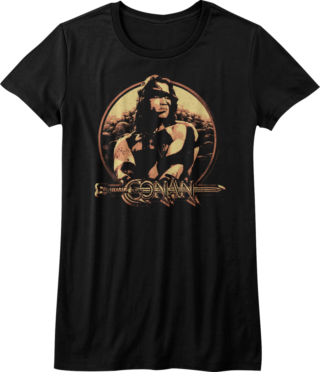 Ladies Distressed Conan The Barbarian Shirt Hoodie, Sweatshirt | CiraTrend.com (Image 1)