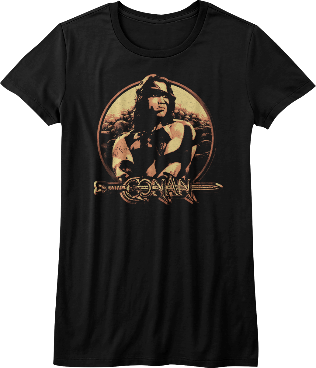 Ladies Distressed Conan The Barbarian Shirt Hoodie, Sweatshirt | CiraTrend.com (Image 1)