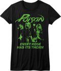 Womens Every Rose Has Its Thorn Poison Shirt Hoodie, Sweatshirt | CiraTrend.com (Image 1)