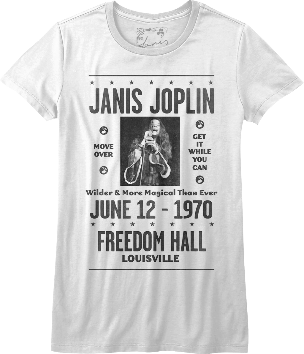Ladies Freedom Hall Janis Joplin Shirt Hoodie, Sweatshirt | CiraTrend.com (Image 1)