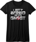 Ladies Ghostbusters I Ain't Afraid Of No Ghost Shirt Hoodie, Sweatshirt | CiraTrend.com (Image 1)