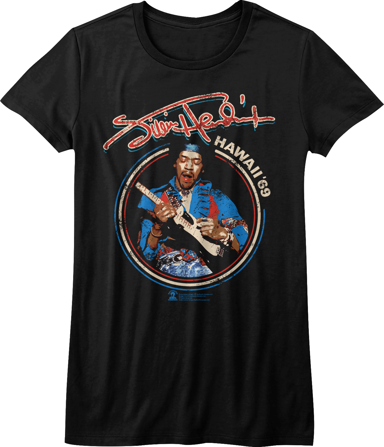 Womens Hawaii '69 Jimi Hendrix Shirt Hoodie, Sweatshirt | CiraTrend.com (Image 1)