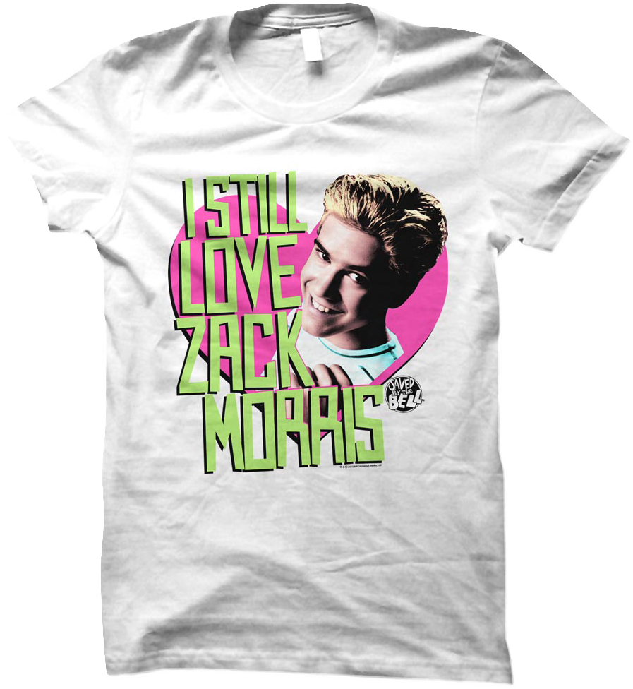 Ladies I Still Love Zack Morris Saved By The Bell Shirt Hoodie, Sweatshirt | CiraTrend.com (Image 1)