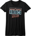 Womens Neon License Plate Back To The Future Shirt Hoodie, Sweatshirt | CiraTrend.com (Image 1)