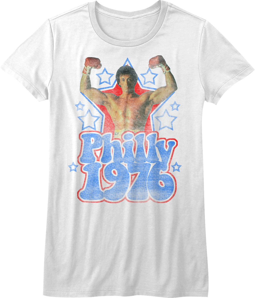 Womens Philly 1976 Rocky Shirt Hoodie, Sweatshirt | CiraTrend.com (Image 1)