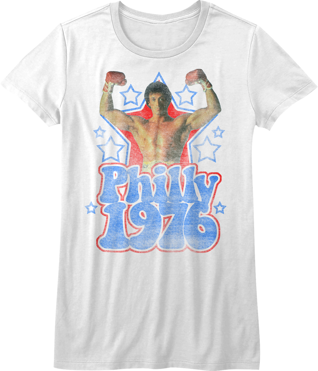 Womens Philly 1976 Rocky Shirt Hoodie, Sweatshirt | CiraTrend.com (Image 1)