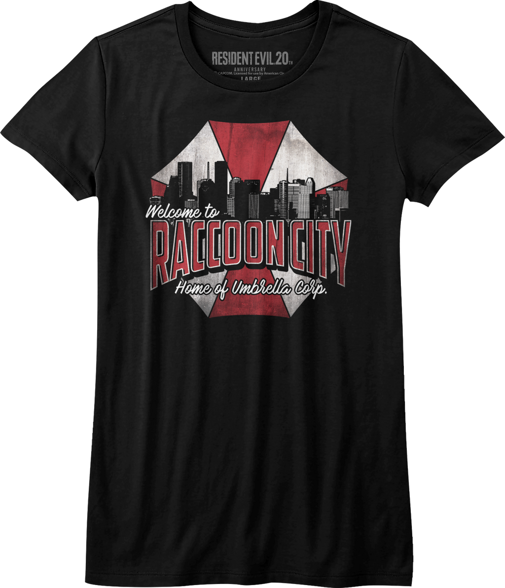 Womens Raccoon City Resident Evil Shirt Hoodie, Sweatshirt | CiraTrend.com (Image 1)