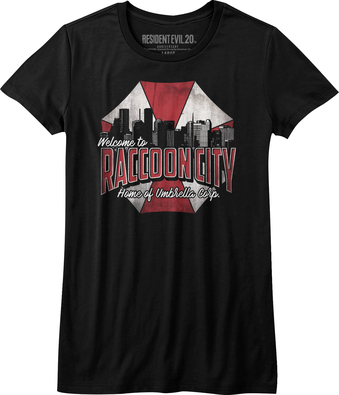 Womens Raccoon City Resident Evil Shirt Hoodie, Sweatshirt | CiraTrend.com (Image 1)