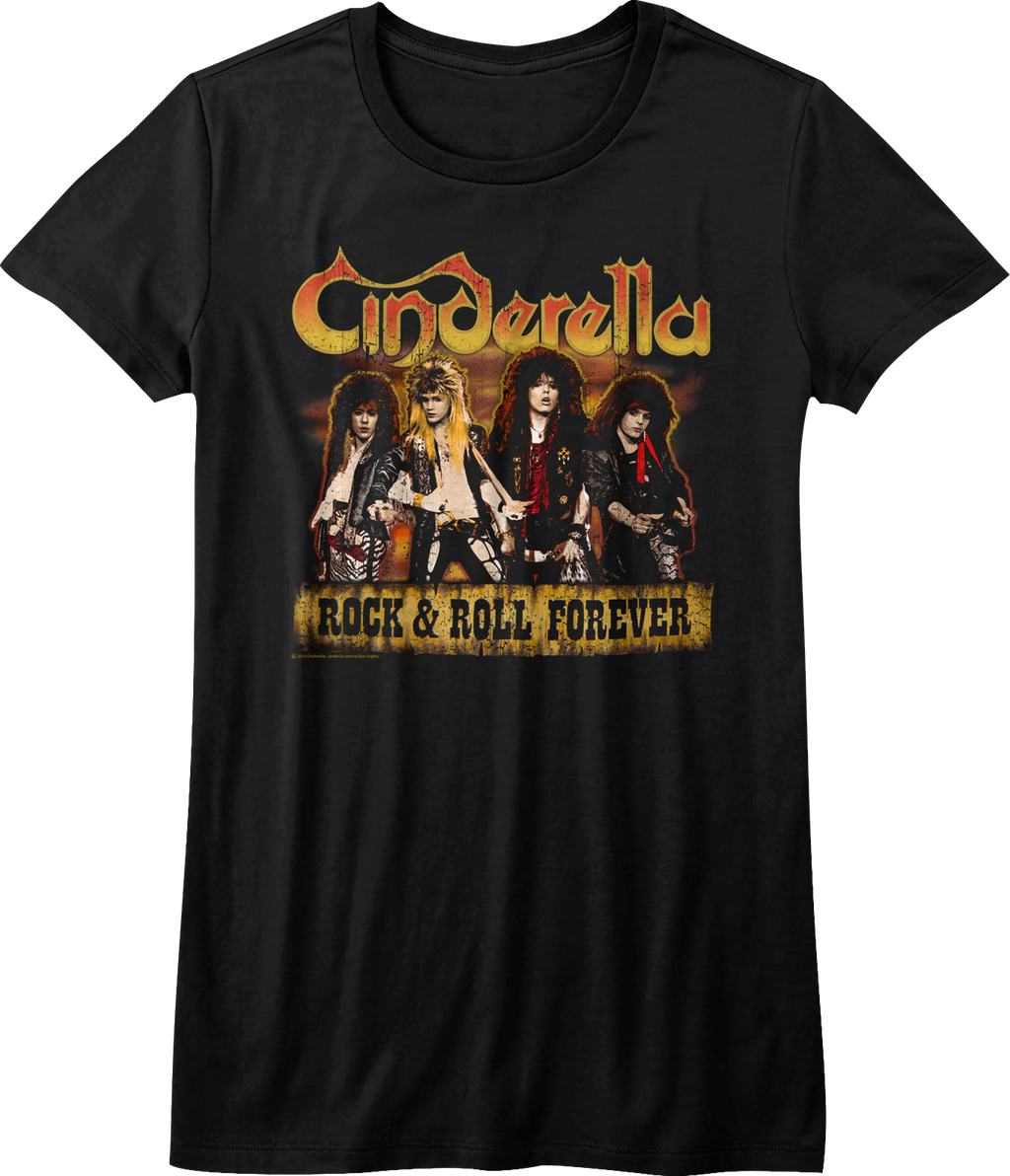 Ladies Rock and Roll Forever Cinderella Shirt Style001 Hoodie, Sweatshirt | CiraTrend.com (Image 1)