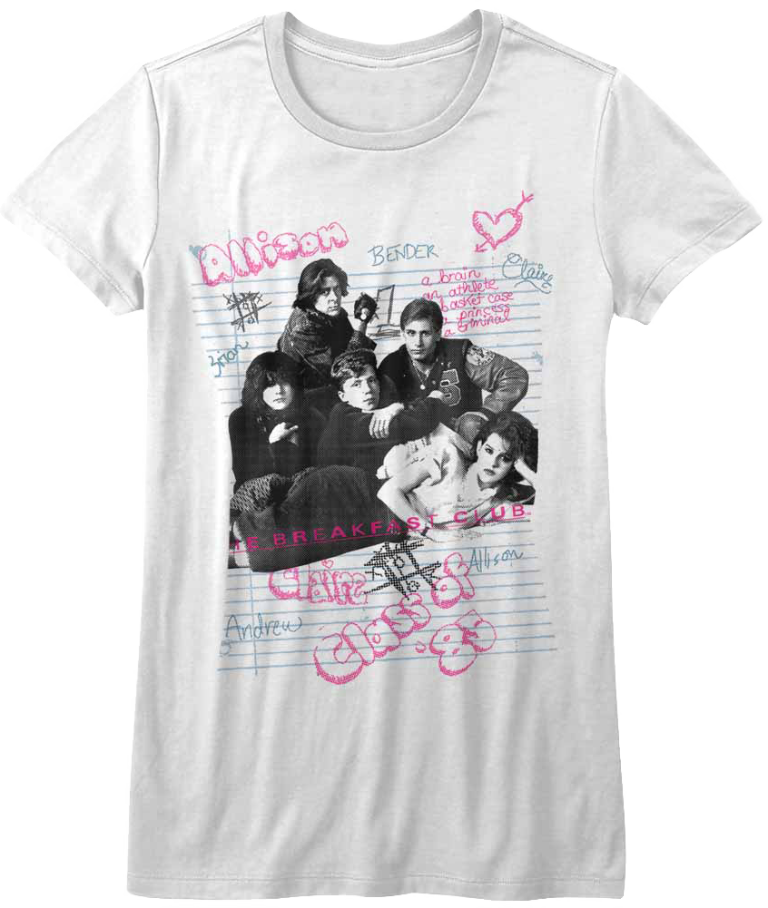 Womens Sketches Breakfast Club Shirt Hoodie, Sweatshirt | CiraTrend.com (Image 1)