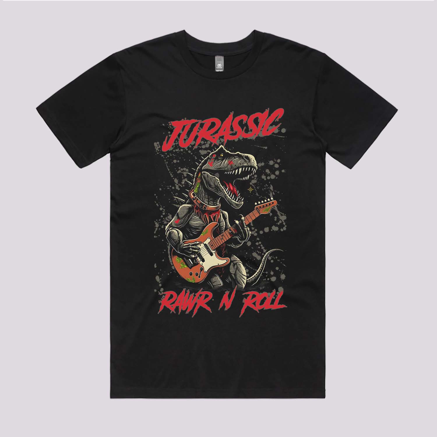 Jurassic Rawr and Roll T-Shirt Hoodie, Sweatshirt | CiraTrend.com (Image 2)