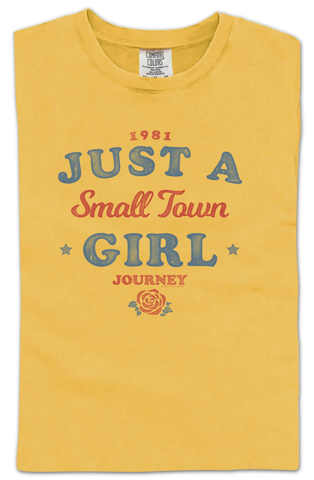 Just A Small Town Girl Journey Comfort Colors Brand T-Shirt Hoodie, Sweatshirt | CiraTrend.com (Image 2)
