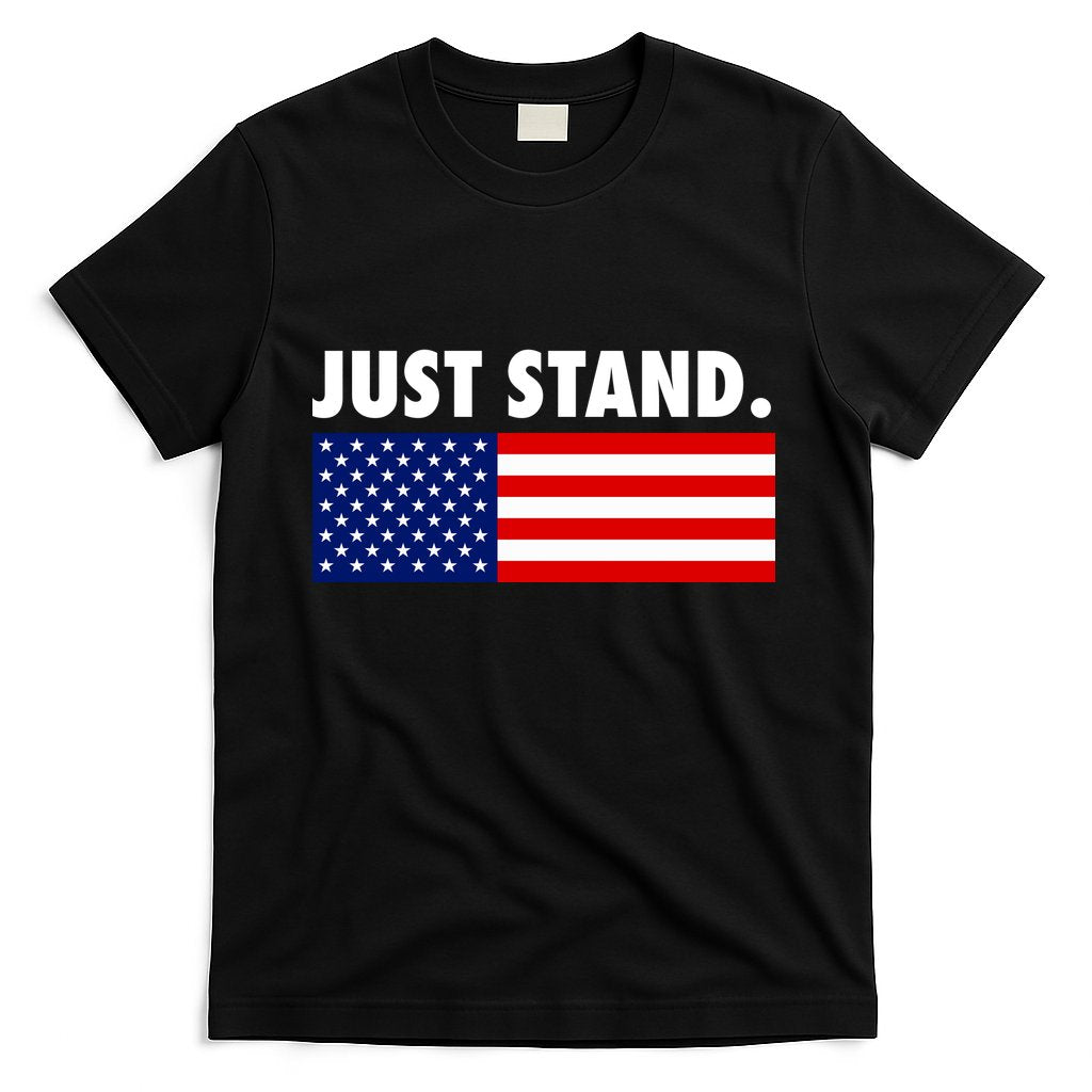 Just Stand Striped American Flag T-Shirt