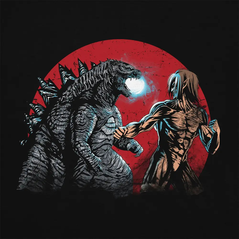 Kaiju vs Titan T-Shirt Hoodie, Sweatshirt | CiraTrend.com (Image 4)