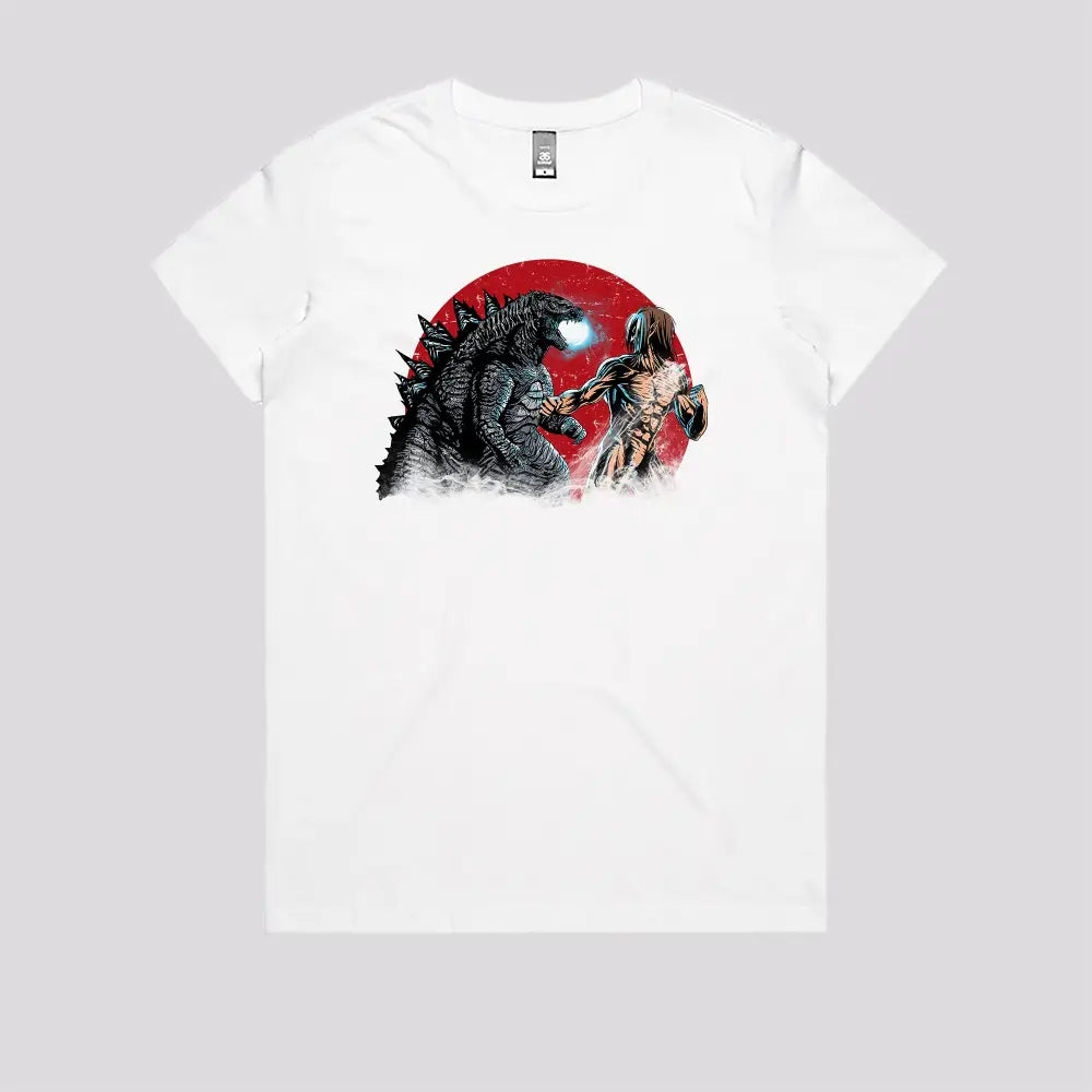 Kaiju vs Titan T-Shirt Hoodie, Sweatshirt | CiraTrend.com (Image 3)