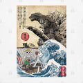 Kaiju Meet Strawhat Pirates T-Shirt Hoodie, Sweatshirt | CiraTrend.com (Image 1)