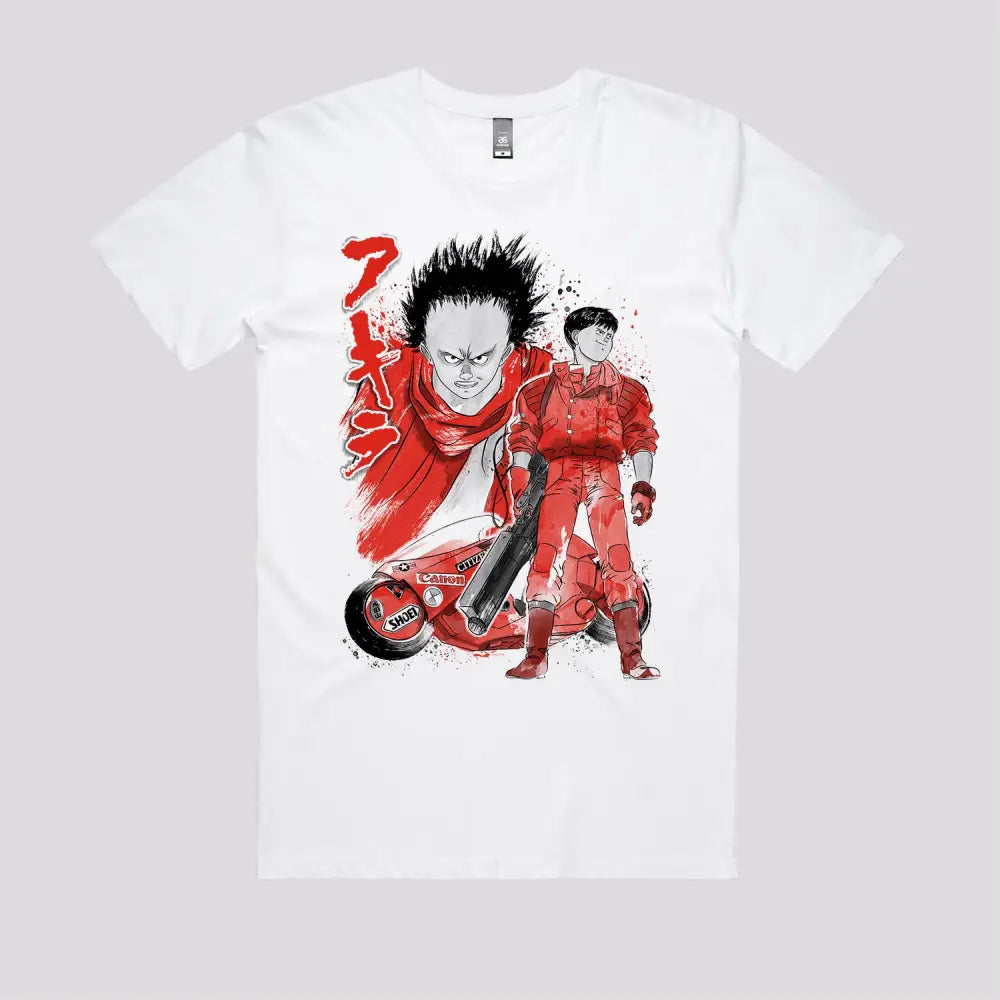 Kaneda and Tetsuo Sumi-e T-Shirt Hoodie, Sweatshirt | CiraTrend.com (Image 2)
