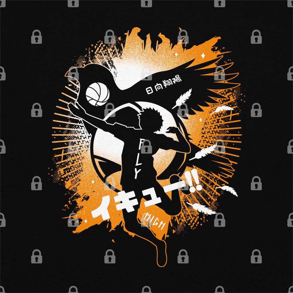 Karasuno Fly High T-Shirt Hoodie, Sweatshirt | CiraTrend.com (Image 1)