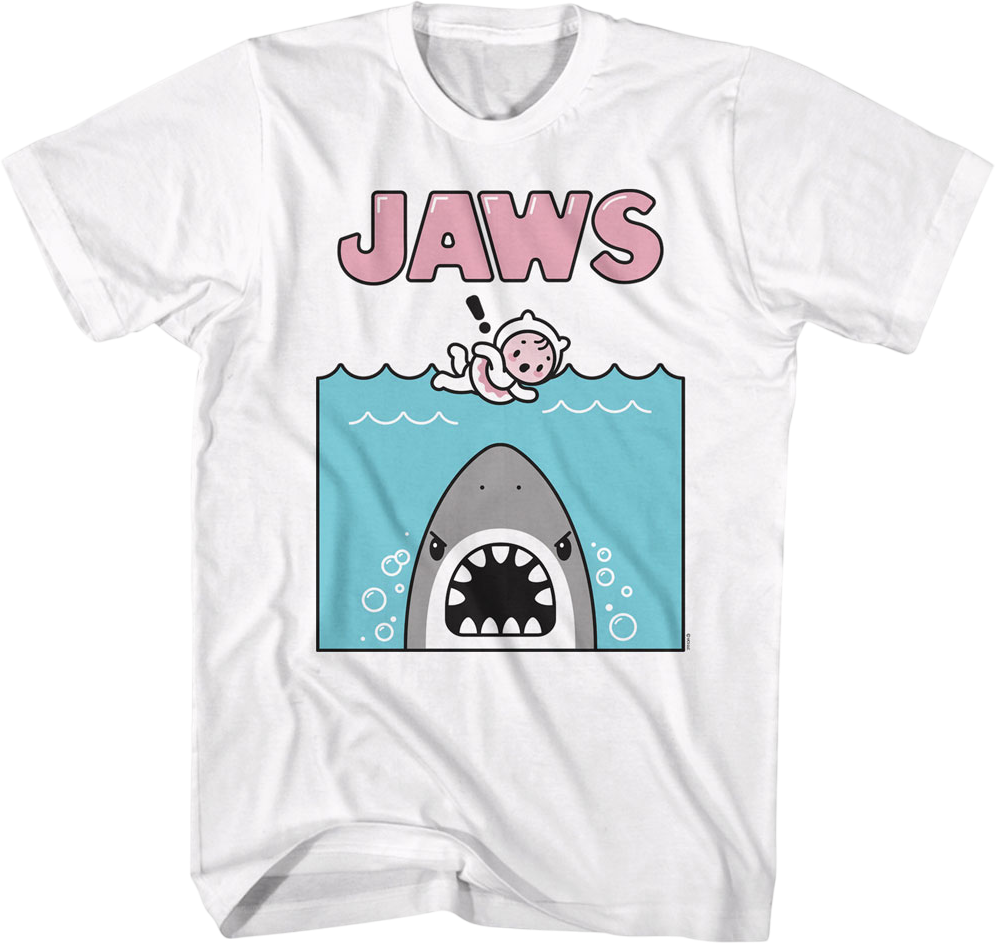 Kawaii Swimmer Jaws T-Shirt Hoodie, Sweatshirt | CiraTrend.com (Image 1)