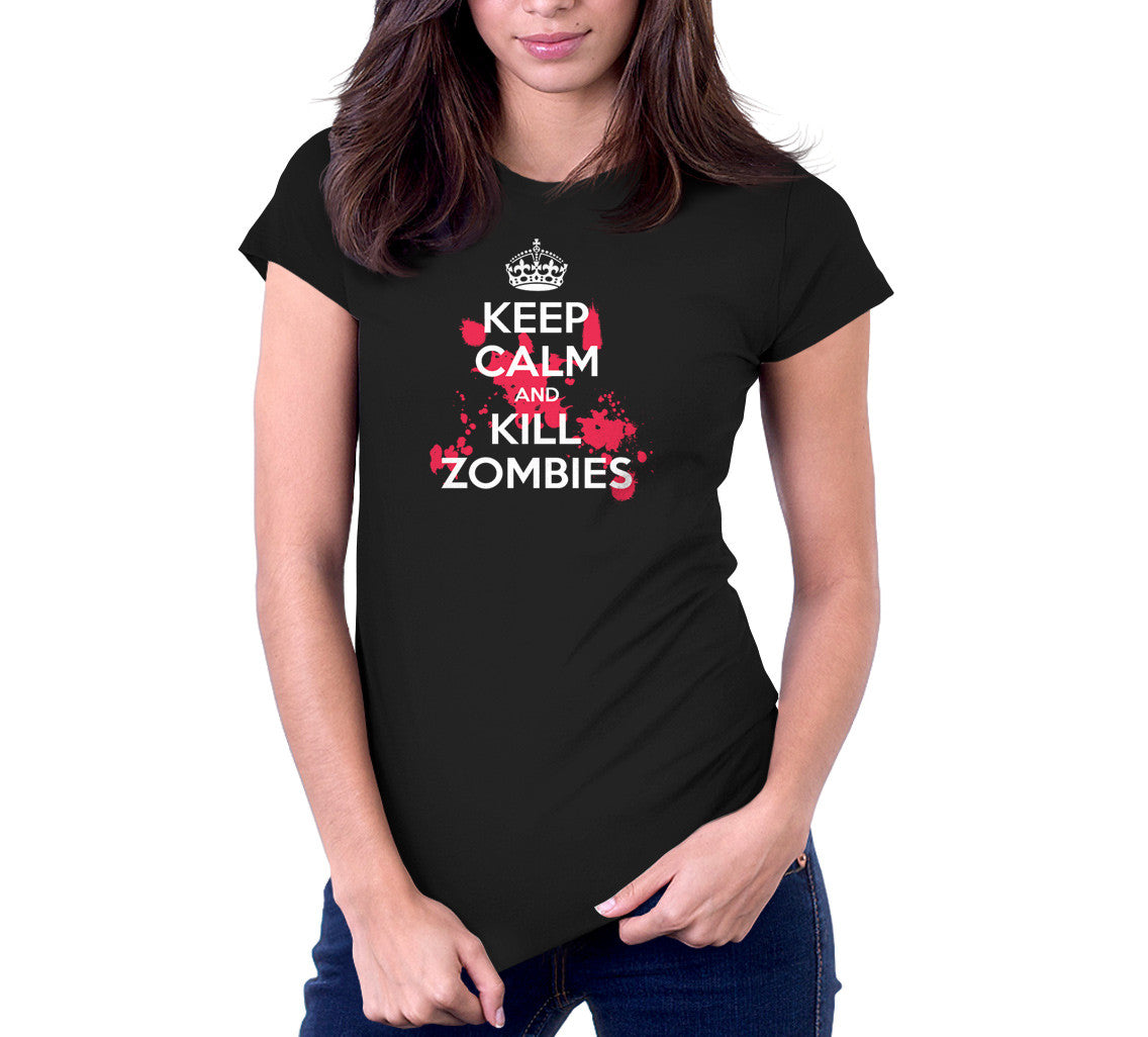 Keep Calm And Kill Zombies T-Shirt Hoodie, Sweatshirt | CiraTrend.com (Image 4)