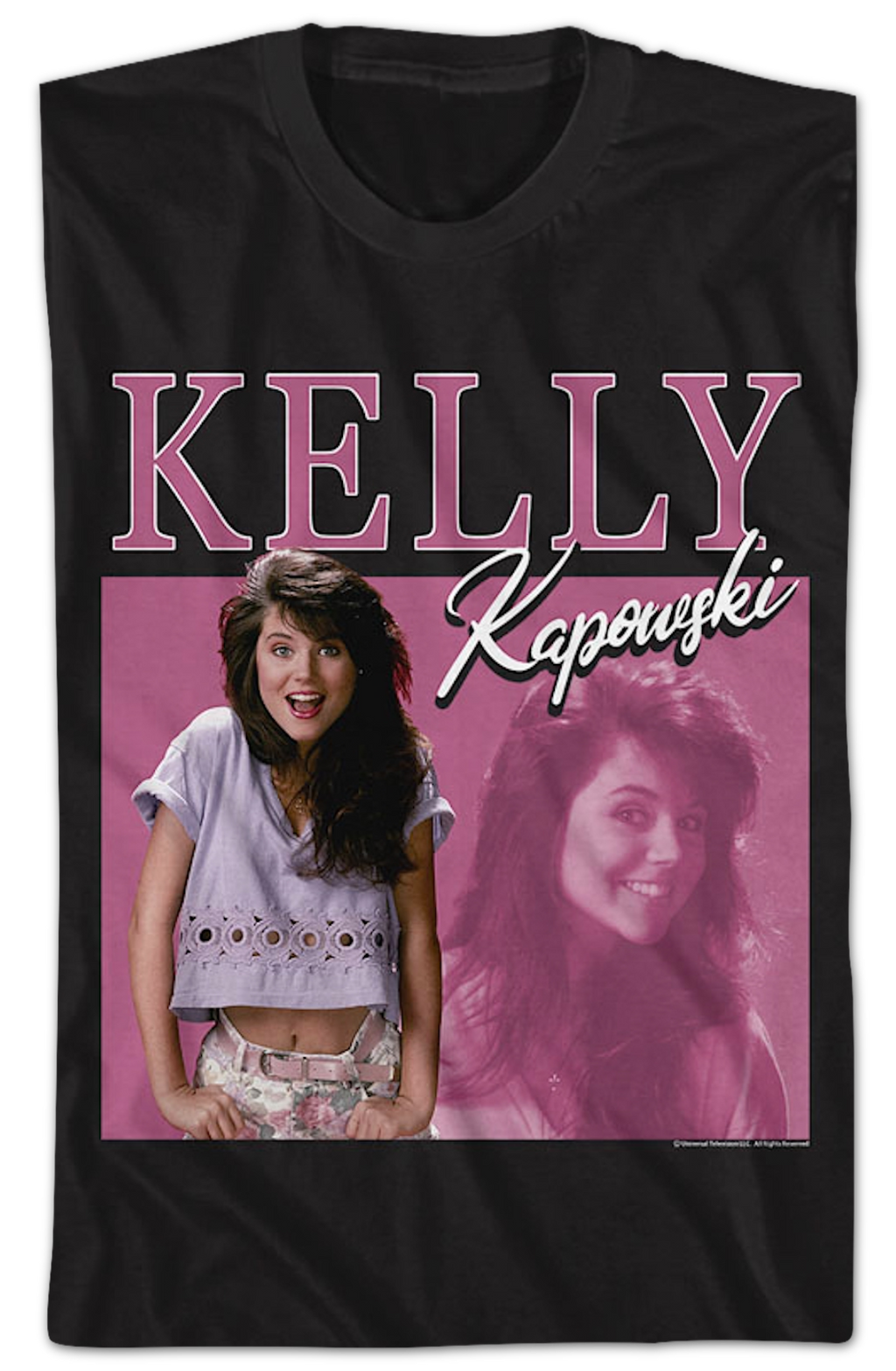 Kelly Kapowski Glamour Photo Saved By The Bell T-Shirt Hoodie, Sweatshirt | CiraTrend.com (Image 2)