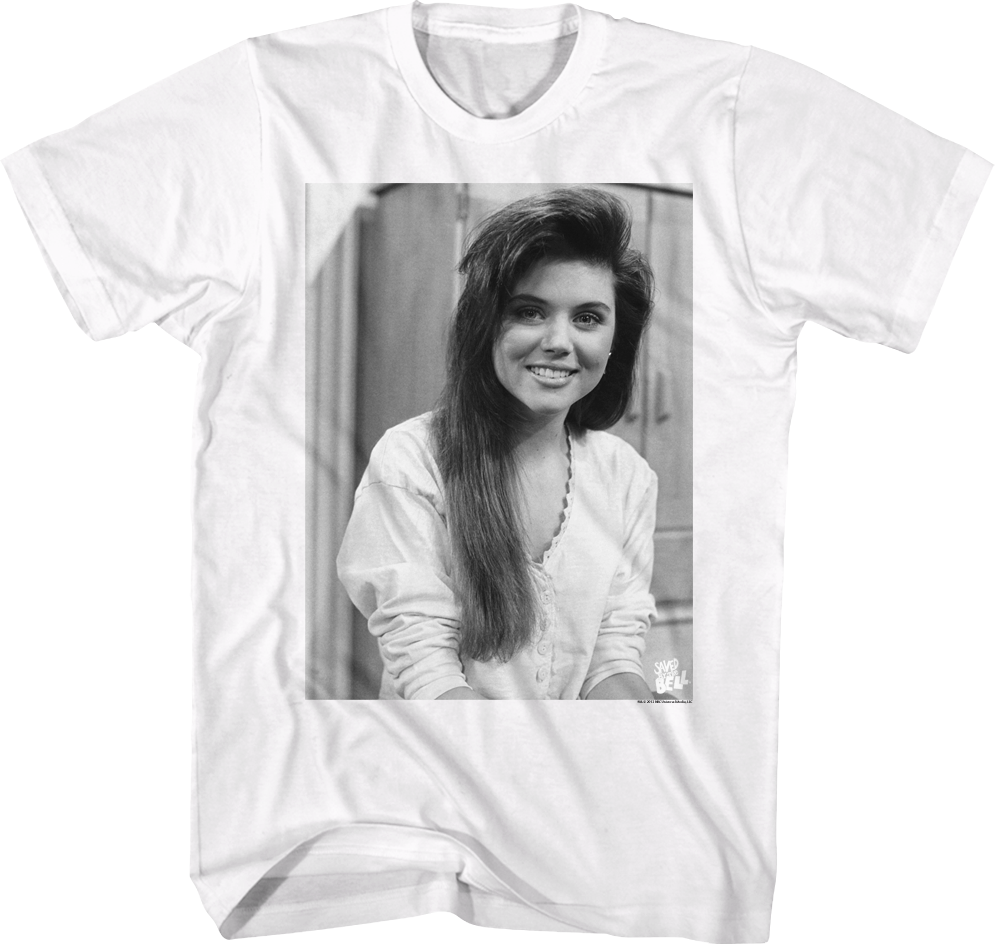 Kelly Kapowski Portrait Saved By The Bell T-Shirt Hoodie, Sweatshirt | CiraTrend.com (Image 1)