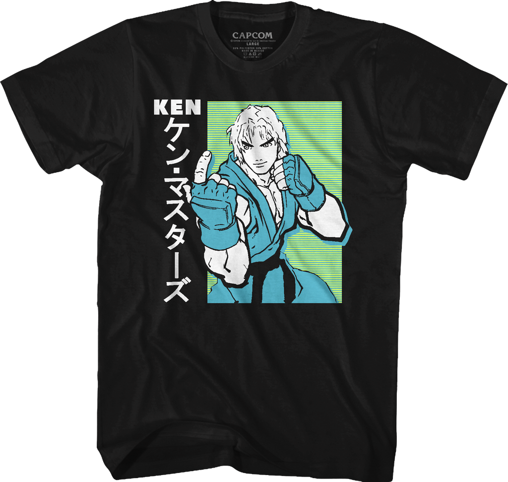 Ken Japanese Street Fighter T-Shirt Hoodie, Sweatshirt | CiraTrend.com (Image 1)