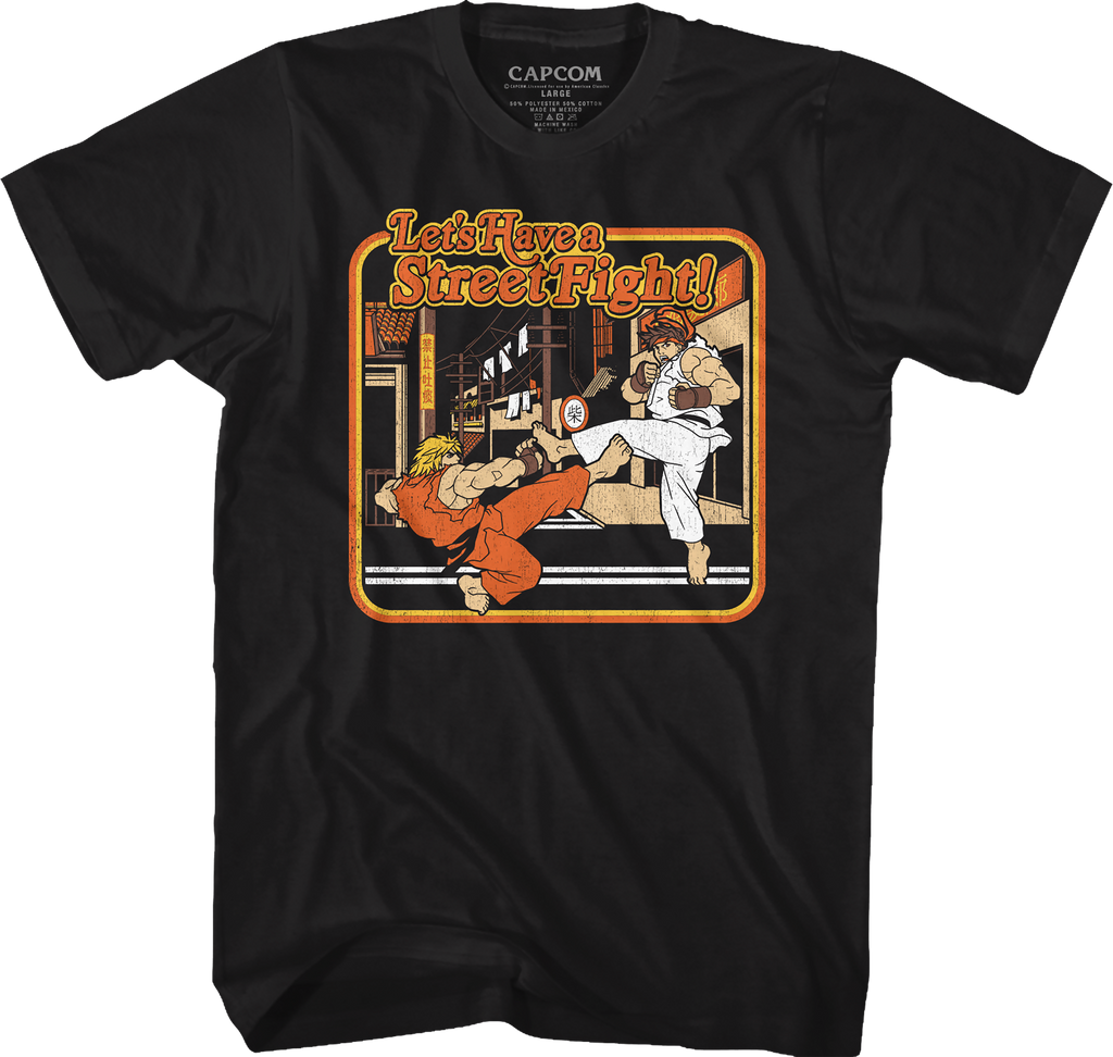Ken Masters and Ryu Street Fighter T-Shirt Hoodie, Sweatshirt | CiraTrend.com (Image 1)