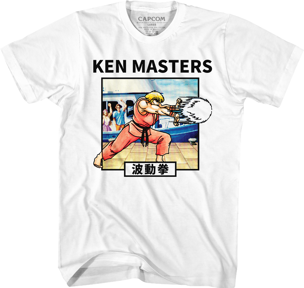 Ken Masters Hadoken Street Fighter T-Shirt Hoodie, Sweatshirt | CiraTrend.com (Image 1)